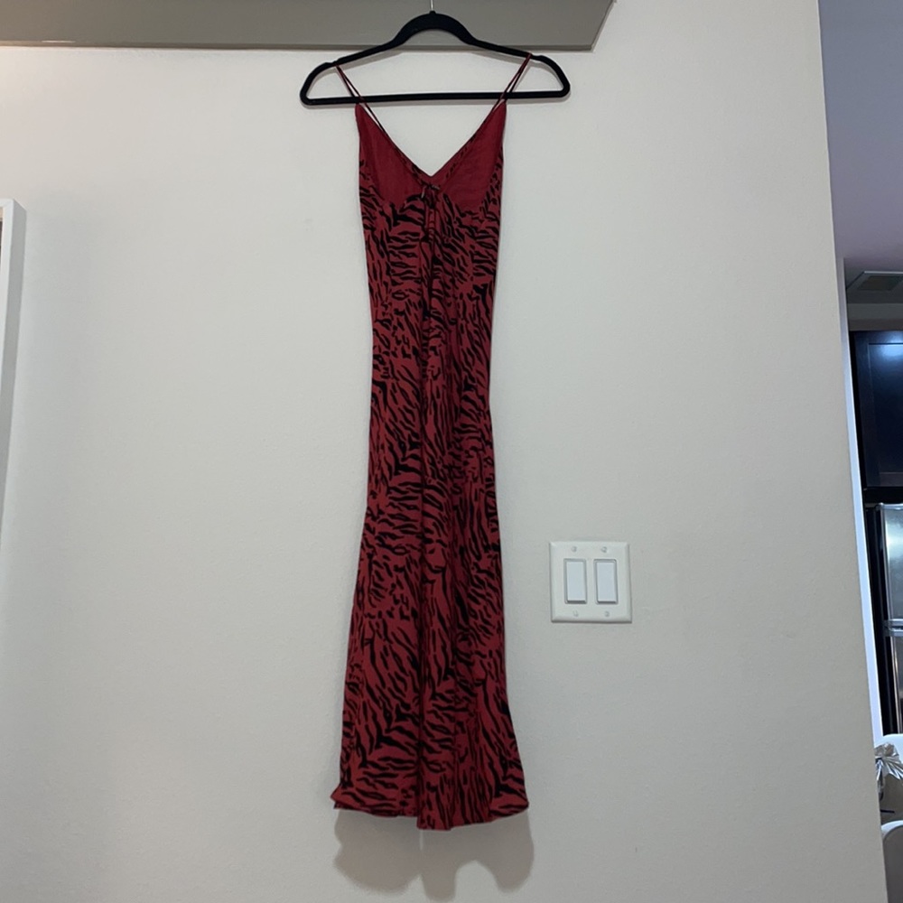 BuddyLove Tiff Midi Slip Dress in Tigers Blood SZ XS EUC - Picture 5 of 7